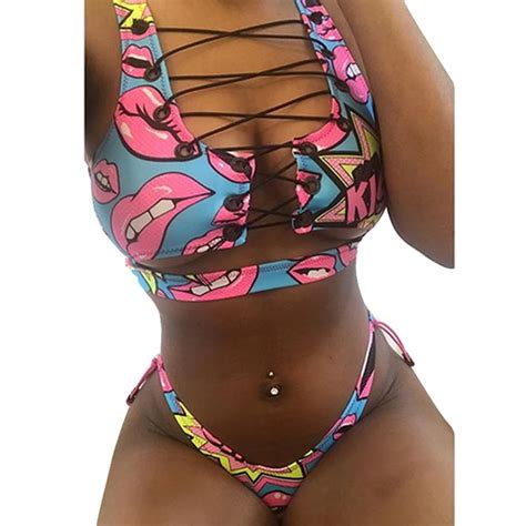 Aliexpress Buy LASPERAL 2018 New African Sexy Thong Bikini Lace