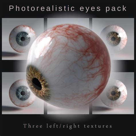 3d Photorealistic Human Eyes Model Turbosquid 1314774