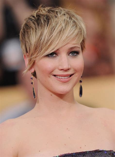 Popular Shaggy Pixie Haircut For Round Face