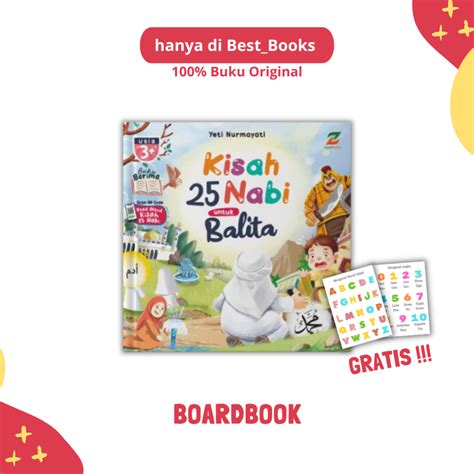 Jual BUKU CERITA ANAK ISLAMI KISAH 25 NABI UNTUK BALITA HARD COVER