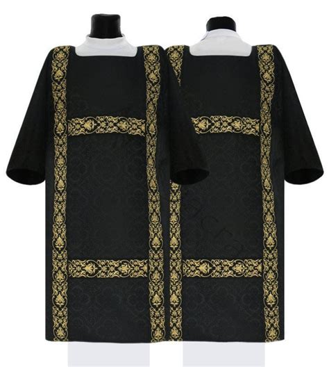 Gothic Dalmatic Df Cz Black Unlined All Products For Deacons