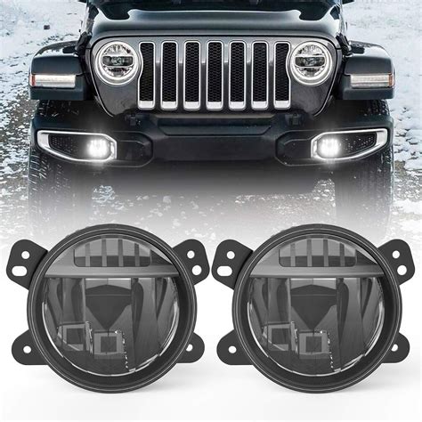 Amazon Bunker Indust Led Fog Lights Compatible For Jeep