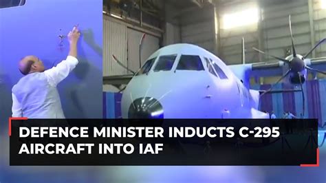 Defence Minister Rajnath Singh Inducts First C Transport Aircraft