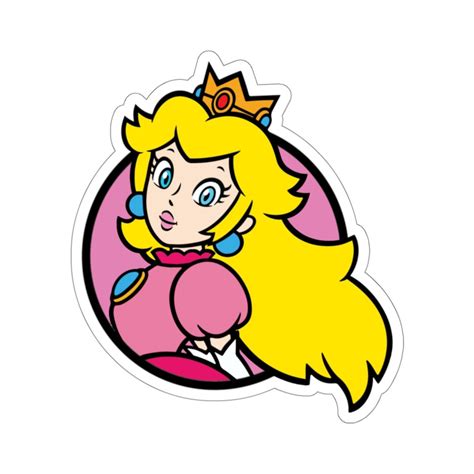 Princess Peach Cute Super Mario 2d Artwork Icon Iphone Etsy