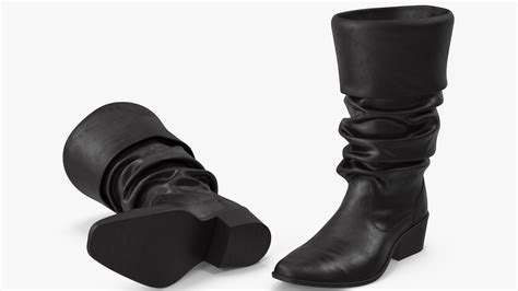 3D Leather Boots - TurboSquid 1993261