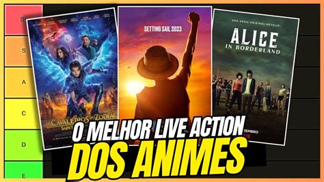 TIER LIST DOS MELHORES LIVE ACTION DE ANIMES YouTube