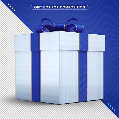 Coffret Cadeau Bleu Psd Mod Les Psd Gratuits De Haute Qualit