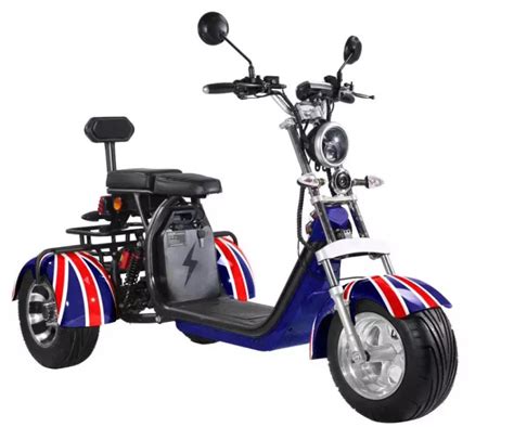 All Terrain 3 Wheel Electric Scooter 2 Seater 3000w Eec Coc