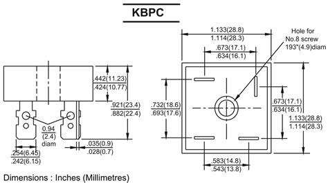 Glass Passivated Bridge Rectifier Single Phase 400 V 15