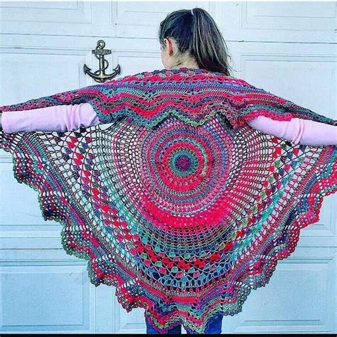 76 Crochet Shrug Patterns Knitterbox Flaunt A Vintage Style With This Beautiful Multicolored