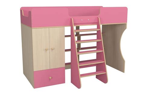 Купить Невысокая кровать чердак ДМО 5 А 74584 в интернет магазине Lux-sleep