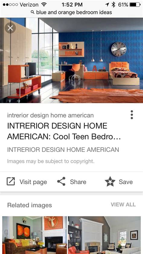 Pin By Zachary Devantier On Zach S Room House Design Bedroom Orange