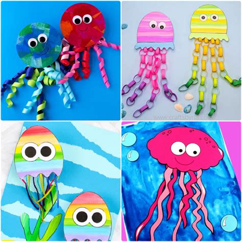 25 Easy Jellyfish Craft Ideas for Kids: Printable Template