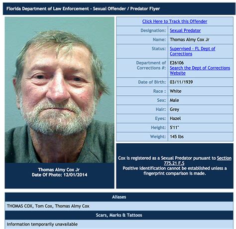 Registered Sex Offenders In Titusville Space Coast Daily