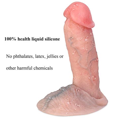 Hyper Realistic Ultra Soft Silicone Dildo Lifelike Vein Superior Penis