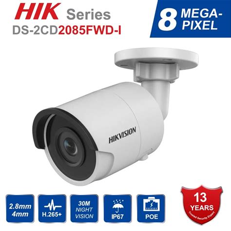 Hik Original English Mp H Bullet Ip Camera Ds Cd Fwd I D Dnr