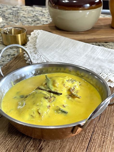 Punjabi Kadhi Pakora With Kerala Ulli Vada Or Onion Fritters In Spiced