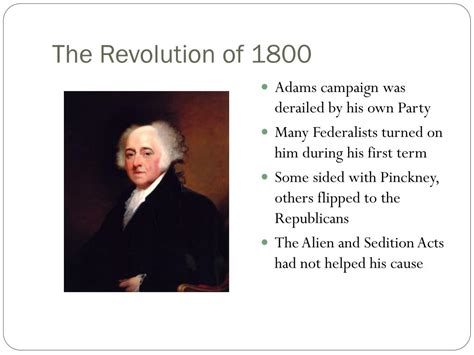 Ppt The Revolution Of 1800 Powerpoint Presentation Free Download