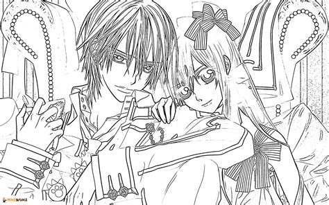 Coloriage Vampire Knight Aniyuki Anime Portal The Best Porn Website