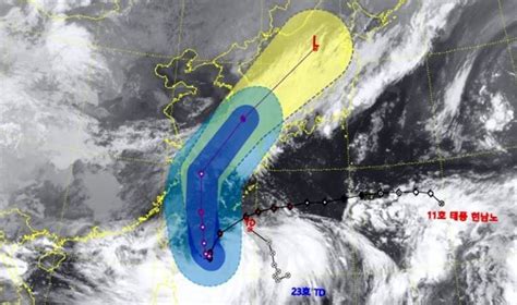 힌남노 6일 남해안 상륙 전망상륙 시 강도는 강 사실상 전국에 영향 네이트 뉴스