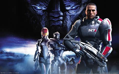 Wallpaper Mass Effect Ashley Williams Superhero Comics Commander Shepard Garrus Vakarian