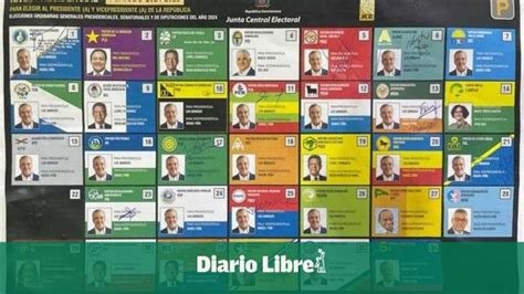 Conozca La Boleta Presidencial De Las Elecciones De Mayo Diario Libre