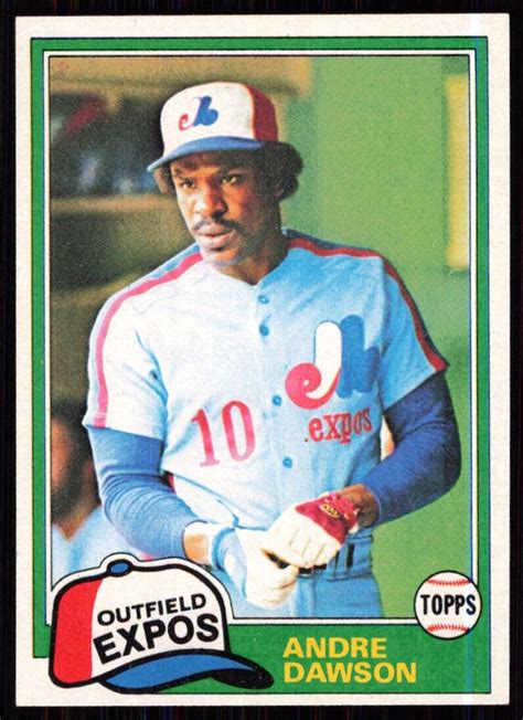 1981 Topps Andre Dawson Montreal Expos 125 EBay