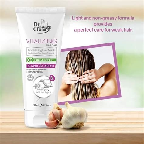 Dr C Tuna Vitalizing Hair Mask Garlic Ml