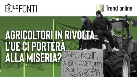 Agricoltori in rivolta l Ue ci porterà alla miseria YouTube