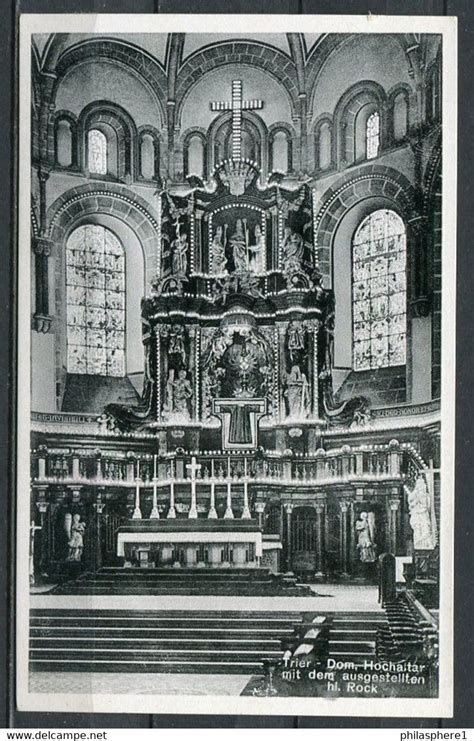 Trier Trier Dom Hochaltar Mit Dem Ausgestellten Hl Rock N Gel