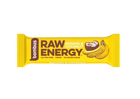 Bombus Raw Energy Tyčinka Banana coconut 50 g