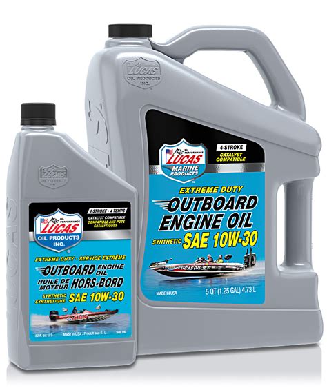 Synthetic Outboard Engine Oil Lucas Oil Products