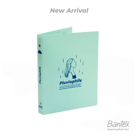 Jual Bantex Multiring Binder Trendy A5 20 Ring 25 Mm PLUVIOPHILE 3324