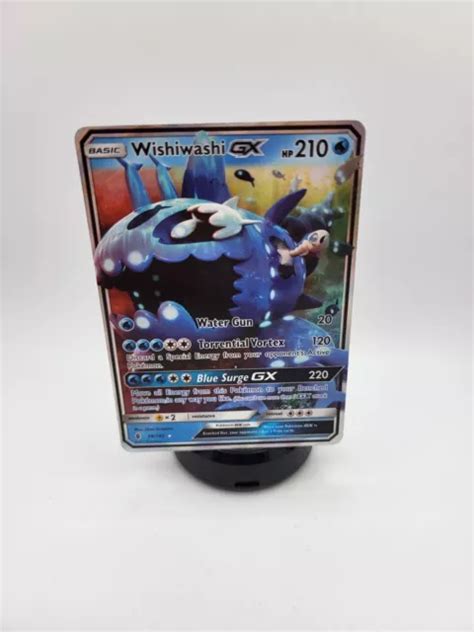 WISHIWASHI GX 38 145 Pokemon Guardians Rising Sun Moon Ultra Rare