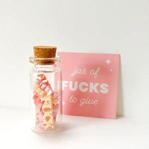 Jar Of Fucks To Give My Last Fuck Stocking Stuffer Funny Gag Gift For Coworker Mom Teacher