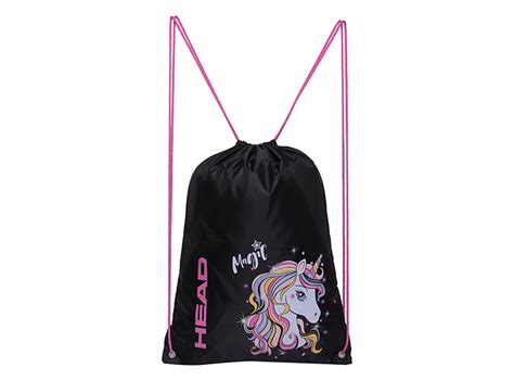 Ripley Set Head Top Unicornio Arcoiris Negro