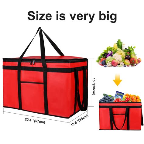 Extra Large Xxxl Insulated Food Delivery Bag Cooler Bags Keep Food Warm