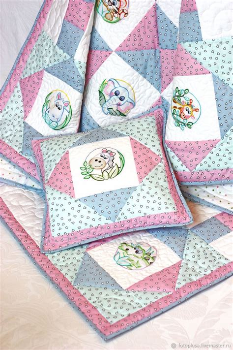 Лоскутное детское одеяло Веселый зоопарк в интернет-магазине на Ярмарке ...