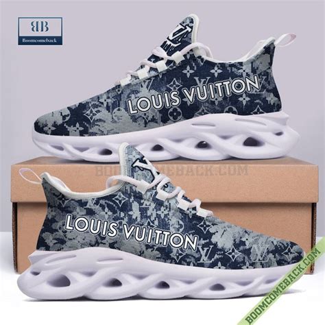 Louis Vuitton Blue Camo Max Soul Shoes Sneakers 2023 - Boomcomeback