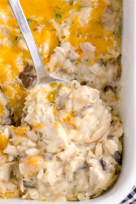 Chicken Casserole with Cream of Mushroom Soup - Kitchen Divas