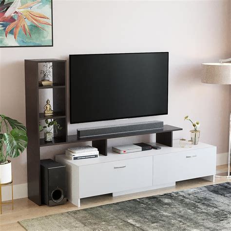 FURNEASER Ameya Engineered Wood Tv Unit For Living Room Floor