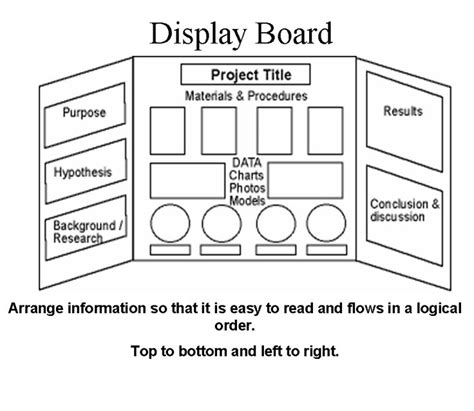 Science Fair Board Layout Template