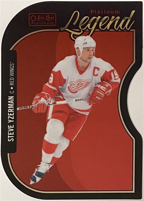 Steve Yzerman 2014 15 O Pee Chee Platinum Hockey Detroit Red Wings