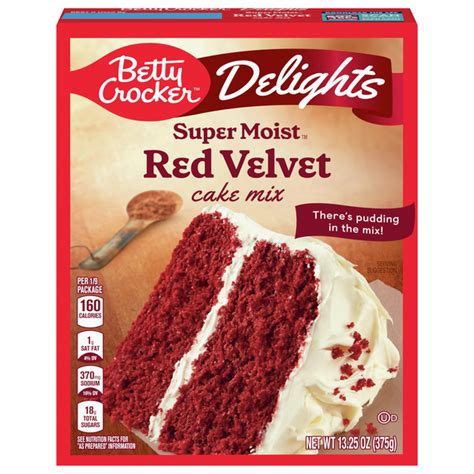 Save On Betty Crocker Delights Super Moist Cake Mix Red Velvet Order Online Delivery Stop And Shop