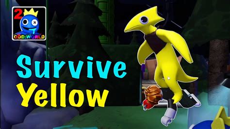 How To Survive When Yellow Catches You In Rainbow Friends Chapter 2 Youtube