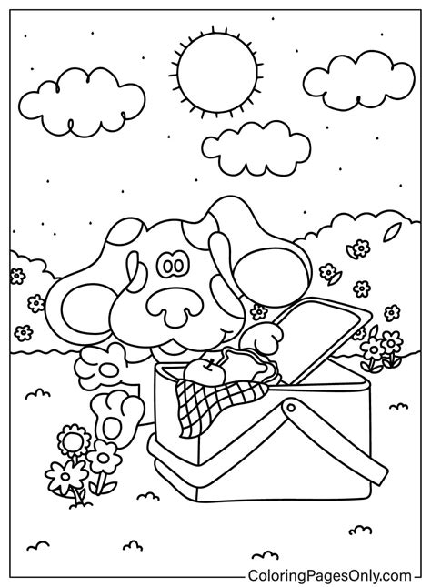 86 Blue's Clues Coloring Pages - ColoringPagesOnly.com