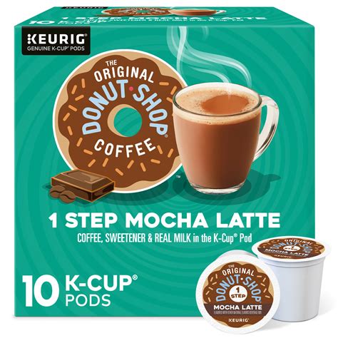 Donut Shop Mocha Latte Single Serve Coffee K Cups - Shop Coffee at H-E-B