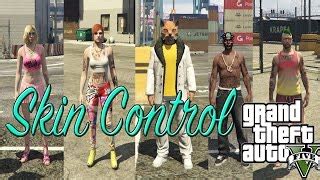 Skin Control Source Code GTA 5 Mods