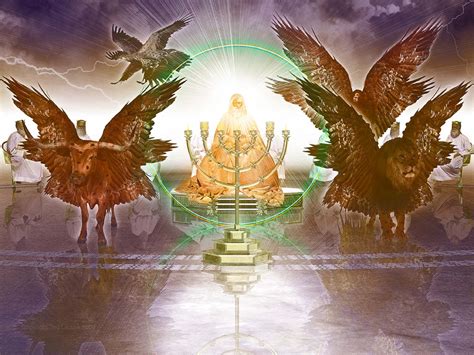 Revelation 4 & 5 - God's Throne in Heaven - Lamb Worthy to open 7 Seals