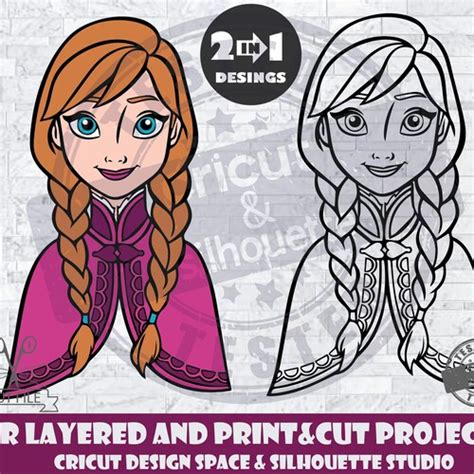 Frozen Svg Sisters Svg Design Files For Cricut Silhouette Cut Etsy